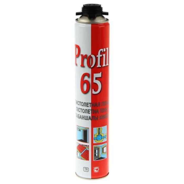 Монтажная пена Profil Gunfoam 65 (летняя, пистолетная) 820мл