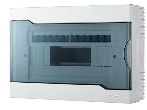 Бокс с прозр. крышкой ЩРН-П-12 для наруж.ус-ки 12 мод.730 2000 012