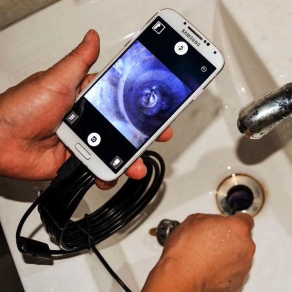 Эндоскоп для смартфона (IOS) 1600*1200 жест,провод 3,5мм