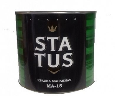 Краска МА-15 Черная STATUS