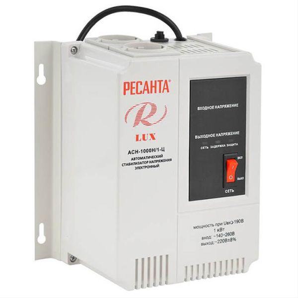 Стабилизатор ACH-1000 H/1-Ц (РЕСАНТА) Lux