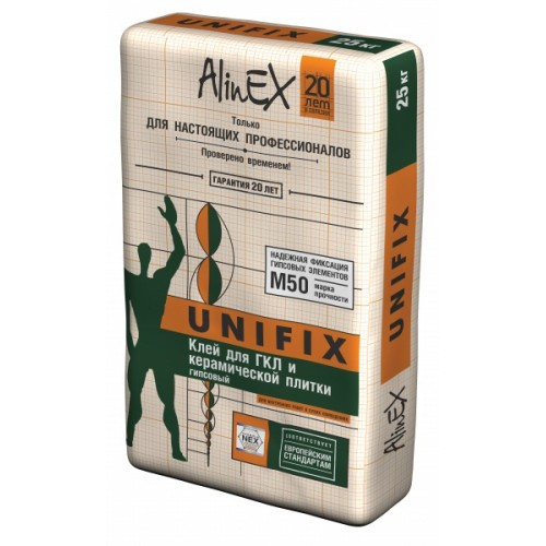 Затирка AlinEX JOINT, 25 кг (для швов ГКЛ)